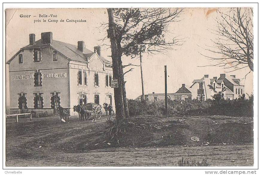 56 GUER Belle-Vue Près Le Camp De Coëtquidan - Grand Hotel Belle-Vue - Achat Immédiat - Guer Coetquidan