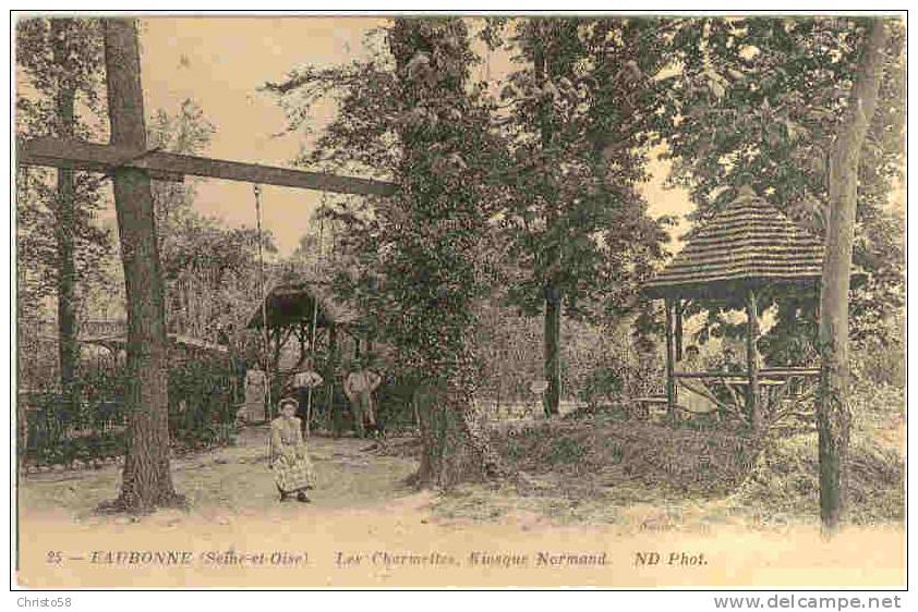 95  EAUBONNE  Les Charmettes   Kiosque Normand  Animée - Ermont-Eaubonne