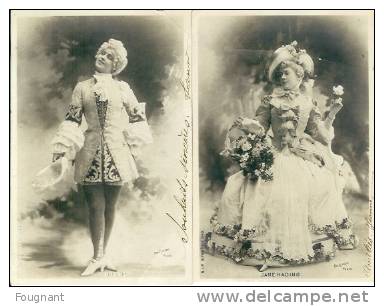 FANTAISIES:France:6 Cartes Artistes Feminines:1903.Très Rares. - Kabarett