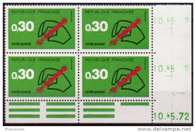 France, Coin Daté " Code Postal N°1719" Du  10/5/72( CD 17/036) - 1970-1979