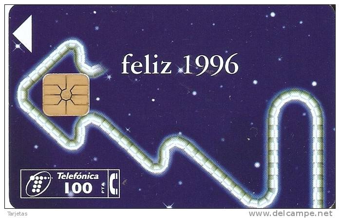 TARJETA DE ESPAÑA DE NAVIDAD FELIZ 1996 TIRADA 14000 (CHRISTMAS) - Navidad