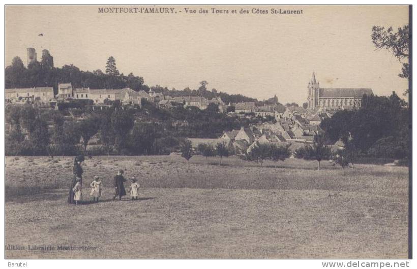 MONTFORT L´AMAURY - Vue Des Tours Et Des Côtes Saint-Laurent - Montfort L'Amaury