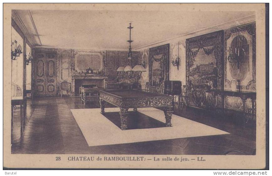 RAMBOUILLET - Le Chateau : La Salle De Jeu - Rambouillet (Castello)