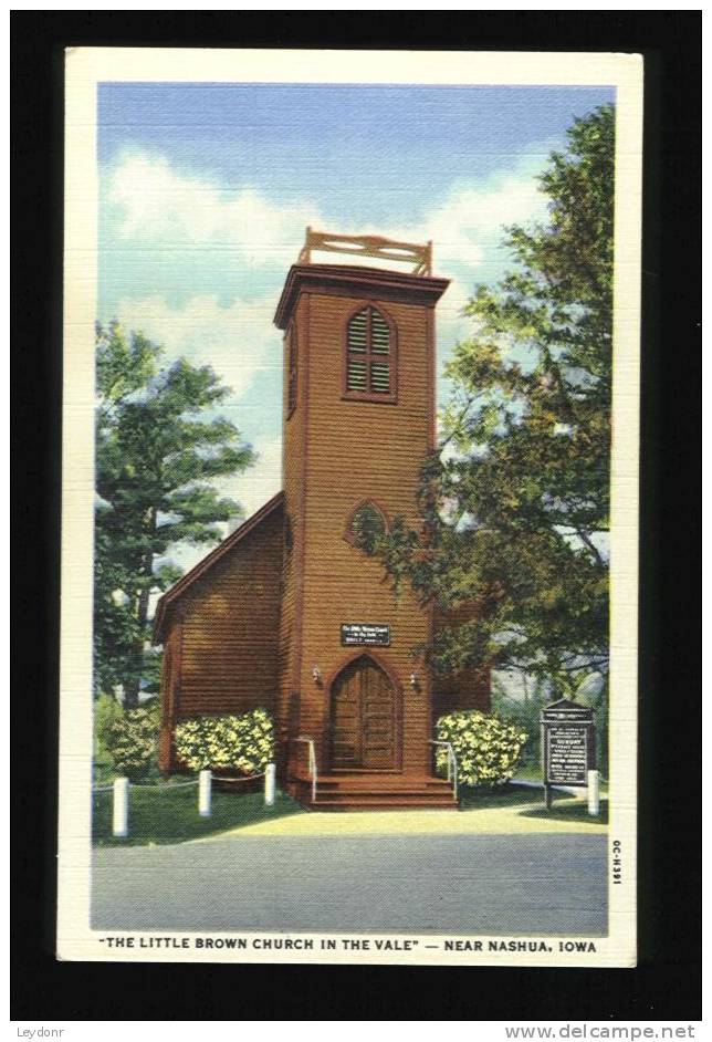 The Little Brown Church In The Vale, Near Nashua, Iowa - Autres & Non Classés