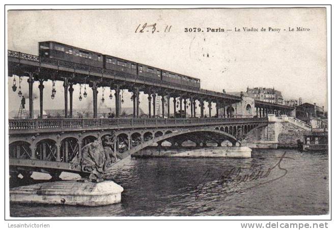 PARIS VIADUC DE PASSY METRO - Stations, Underground