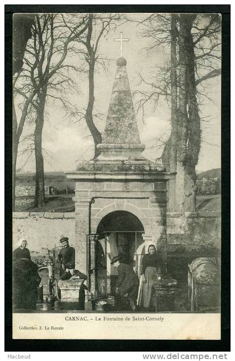 56 - CARNAC - La Fontaine De Saint Cornely - CARTE PRECURSEUR ANIMÉE - Carnac