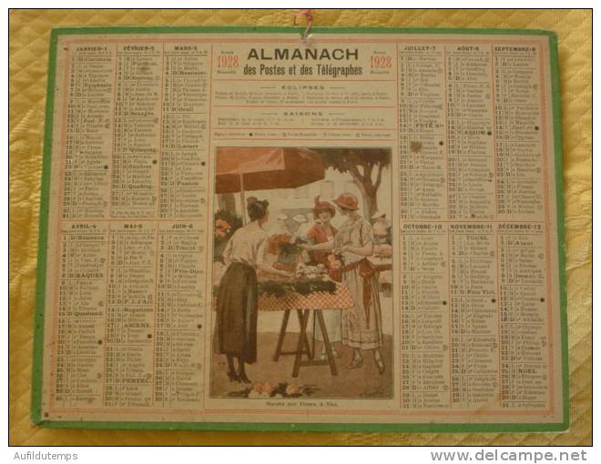 Almanach Des Postes Et Des Télégraphes De L´année 1928 - Big : 1921-40