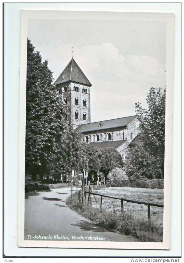 CPA--- ALLEMAGNE---SUISSE----ST.JOHANNISER-KLOSTER-----NIEDERLAHNSTEIN - Lahnstein