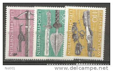 Liechtenstein    692/694   * *  TB   Arme Chasse - Unused Stamps
