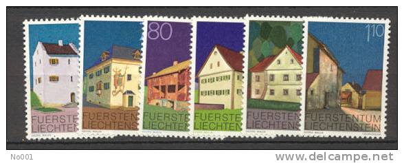 Liechtenstein    633/638   * *  TB - Unused Stamps