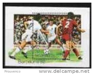 NICARAGUA 1990   JO. BARCELONE 92 SOCCER FOOTBALL B.F.  SHEET  OB. TB - Sommer 1992: Barcelone