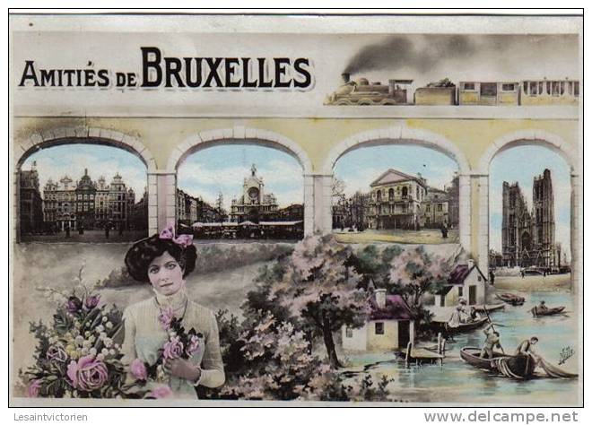 BRUXELLES AMITIES TIMBRE EXPO 1910 - Wereldtentoonstellingen