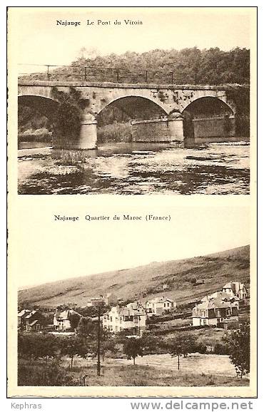 NAJAUGE : Pont Du Viroin - Quartier Du Maroc (France) - Multiphoto, Flawinne - Autres & Non Classés