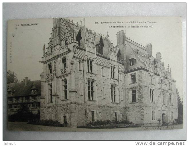 Environs De Rouen - CLERES - Le Château (appartient à La Famille De Béarn) - Clères