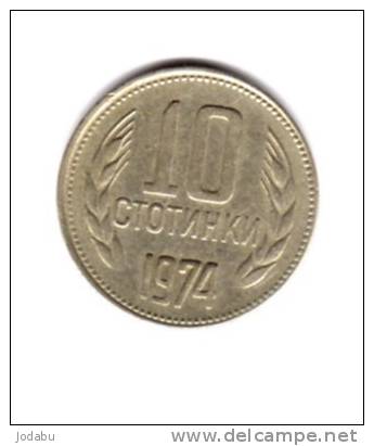 10 Stotinki 1974 - Bulgarien