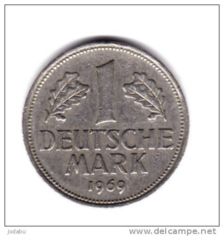 1 Mark 1969d      Allemagne - 1 Mark