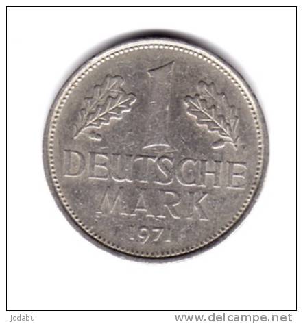 1 Mark 1971f       Allemagne - 1 Mark