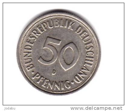 50 Pfenning 1950d         Allemagne - 50 Pfennig