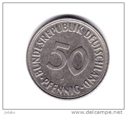 50 Pfenning 1972j          Allemagne - 50 Pfennig