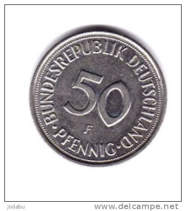 50 Pfenning 1982f            Allemagne - 50 Pfennig