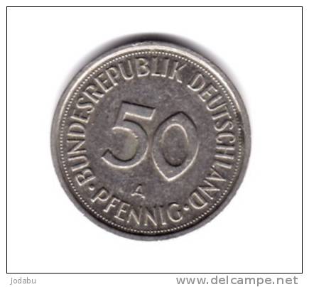 50 Pfenning 1990a             Allemagne - 50 Pfennig