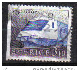 Sweden Used Trains/Railways Diesel Train - Used Stamps