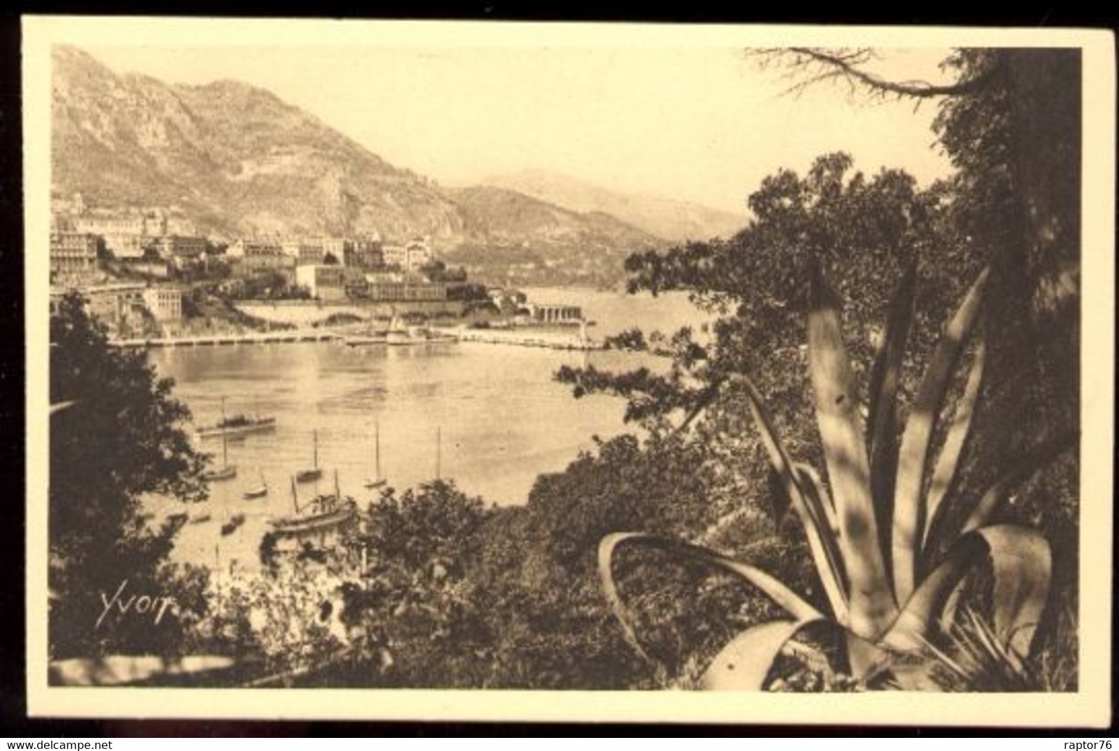 CPA Neuve MONACO MONTE CARLO Vue Prise Des Jardins De Monaco - Panoramische Zichten, Meerdere Zichten