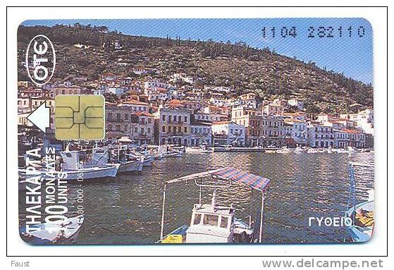 OLD CARD   06/96  X0210  Gythio  #1104 - Griekenland