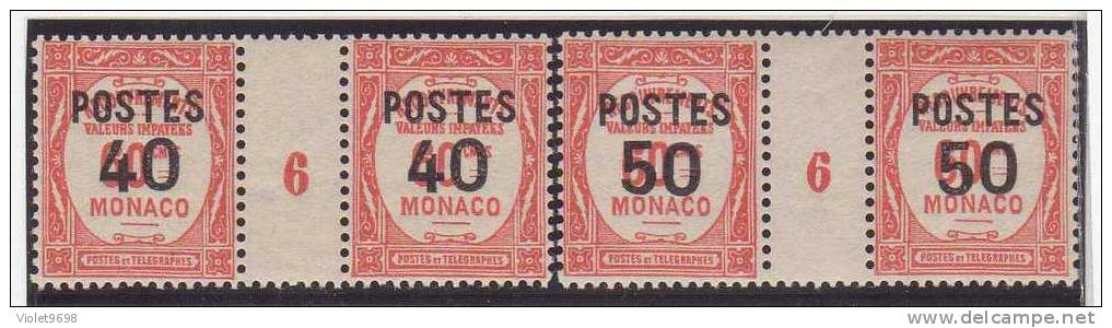 MONACO: TP N° 146/147 ** - Autres & Non Classés