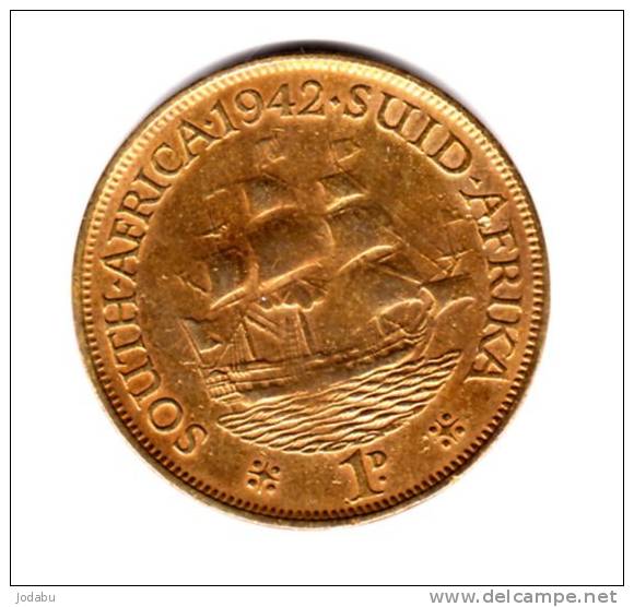 1 Penny 1942   Afrique Du Sud - Afrique Du Sud