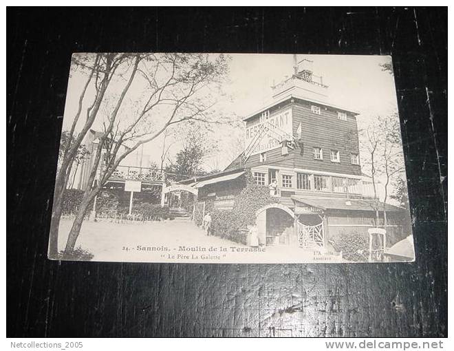 SANNOIS - MOULIN DE LA TERRASSE "le Père La Galette" - 95 VAL D´OISE - Carte Postale De France - Sannois