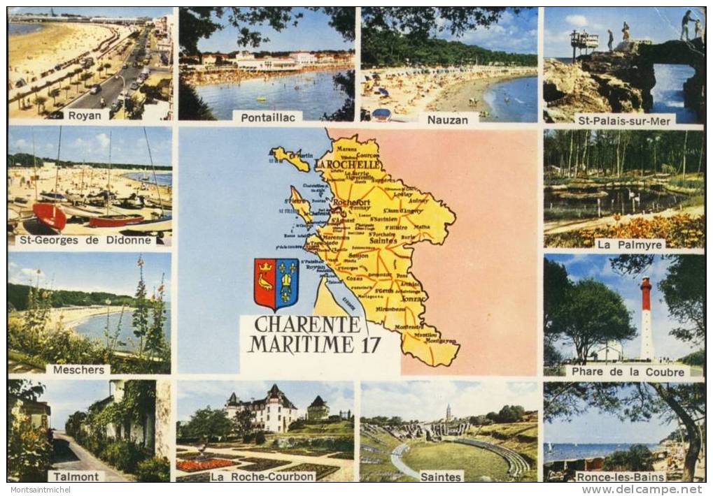 Charente Maritime 17. Royan, Pontaillac, Nauzan, St Palais, La Palmyre, Meschers, Talmont... - Meschers