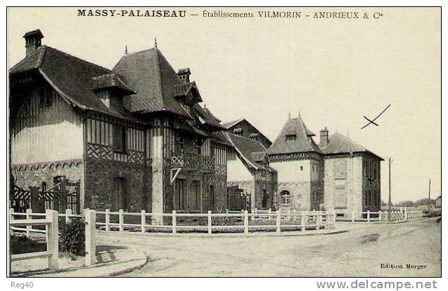 D91 - MASSY-PALAISEAU  -  Etablissements VILMORIN  - ANDRIEUX & Cie - Massy