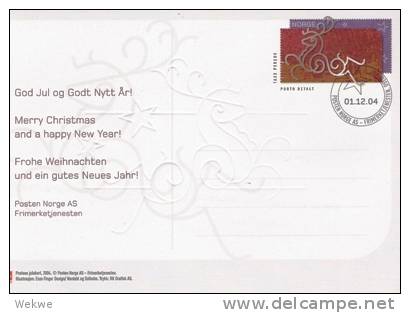 N150/- NORWEGEN - Sonder GA Der Norwegischen Post, Weihnachten 2004tiv 98 - Entiers Postaux