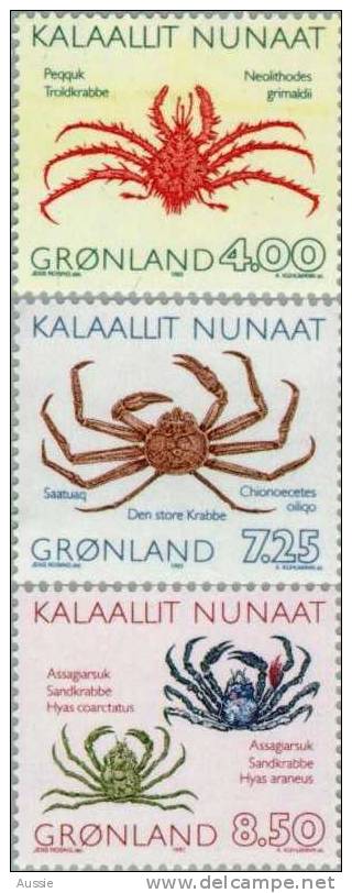 Groenland Greenland 1993 Yvertn° 219-21 *** MNH Cote 12,00 Euro Faune - Neufs