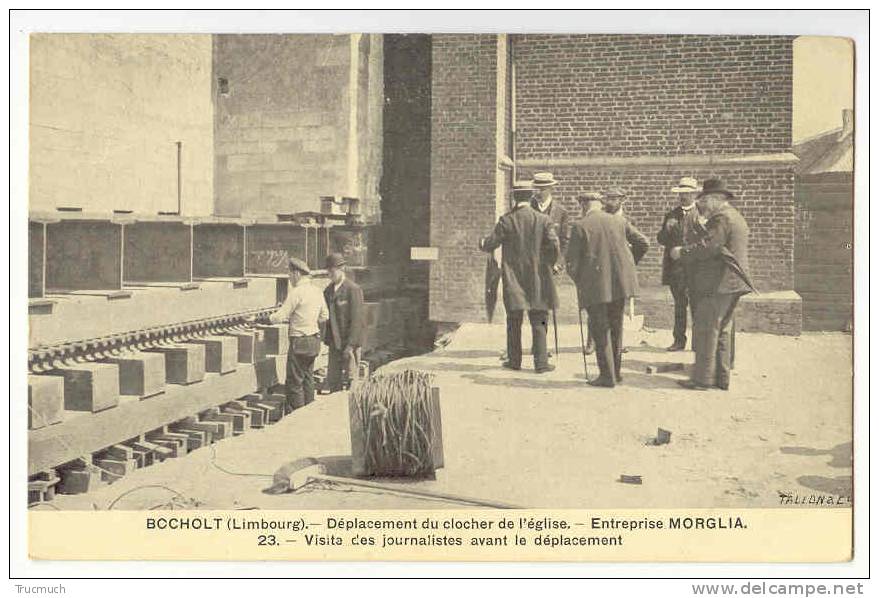 C2244 - BOCHOLT - Déplacement Du Clocher De L'église-Entreprise MORGLIA-23.visite Des Journalistes Avant Le Déplacement - Bocholt