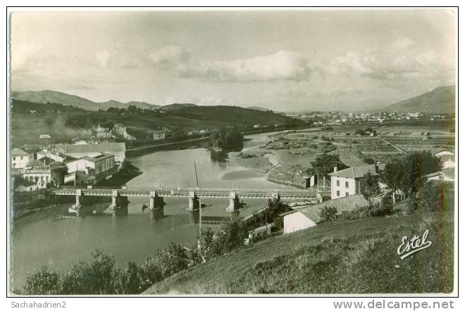 66. Cpsm. BEHOBIE. La Bidasoa, Le Pont International Et L´Ile Des Faisans. 3316 - Béhobie