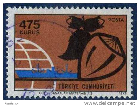PIA - TUR. - 1973 - Prodotti Di Esportazione : Nocciole  - (Yv 2087) - Used Stamps