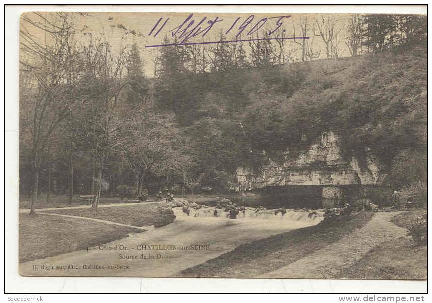 8176 Chatillon . Source De La Donia . Bogureau 14 . - Chatillon Sur Seine