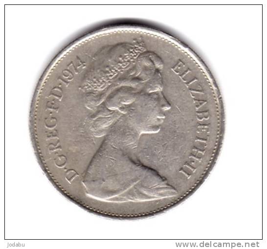 10 Pence Grande Bretagne 1974 - 10 Pence & 10 New Pence