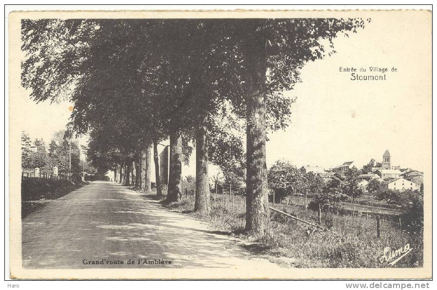 STOUMONT - Entrée Du Village - Grand'route De L'Amblève (787) - Stoumont