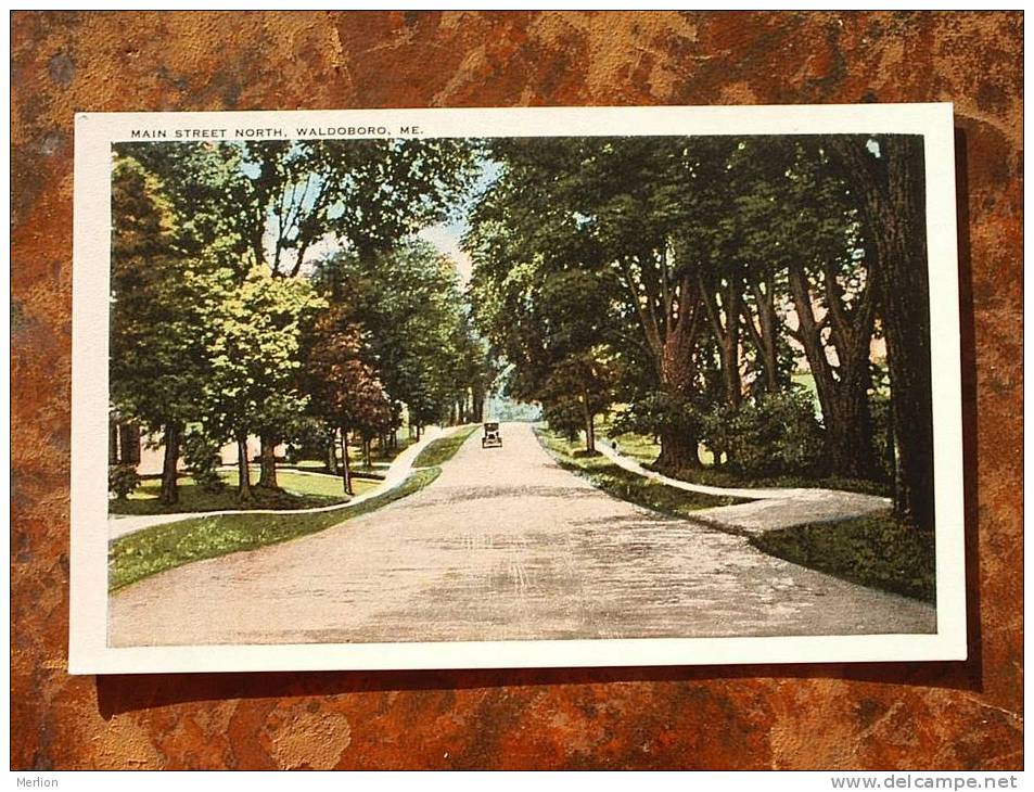 Waldoboro Main Street , Maine Cca 1930-40´s  EF  D9892 - Sonstige & Ohne Zuordnung