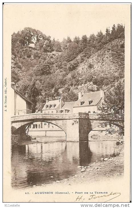 23  Aubusson - Le Pont De La Terrade - Aubusson