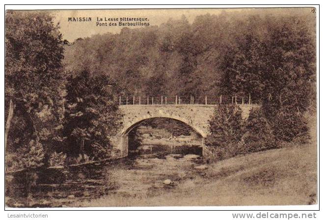 MAISSIN PALISEUL PONT DES BARBOUILLONS SUR LA LESSE - Paliseul