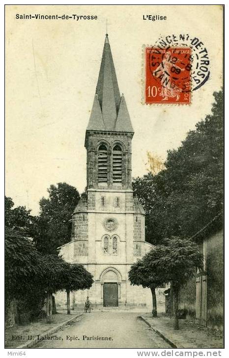 40 . SAINT-VINCENT -DE-TYROSSE . L´EGLISE . - Saint Vincent De Tyrosse