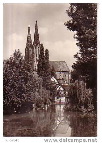 CPSM. SOEST.  Blick Uber Den Groben Teich Zur Evang Kliche St. Maria Zur Wiese. - Soest