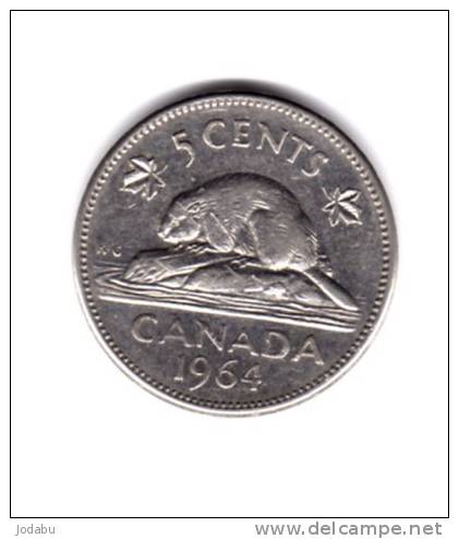 5 Cents  1964 Canada - Canada