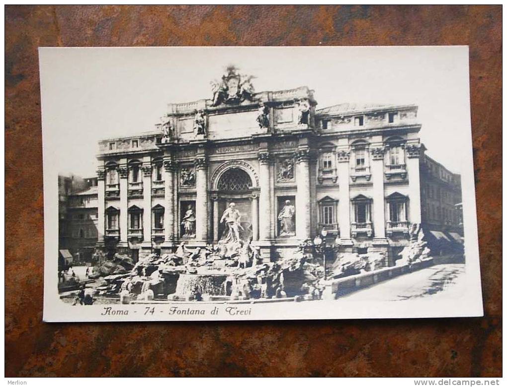 Roma, Fontana Di Trevi   Ca 1920-30´s   VF 9929 - Fontana Di Trevi