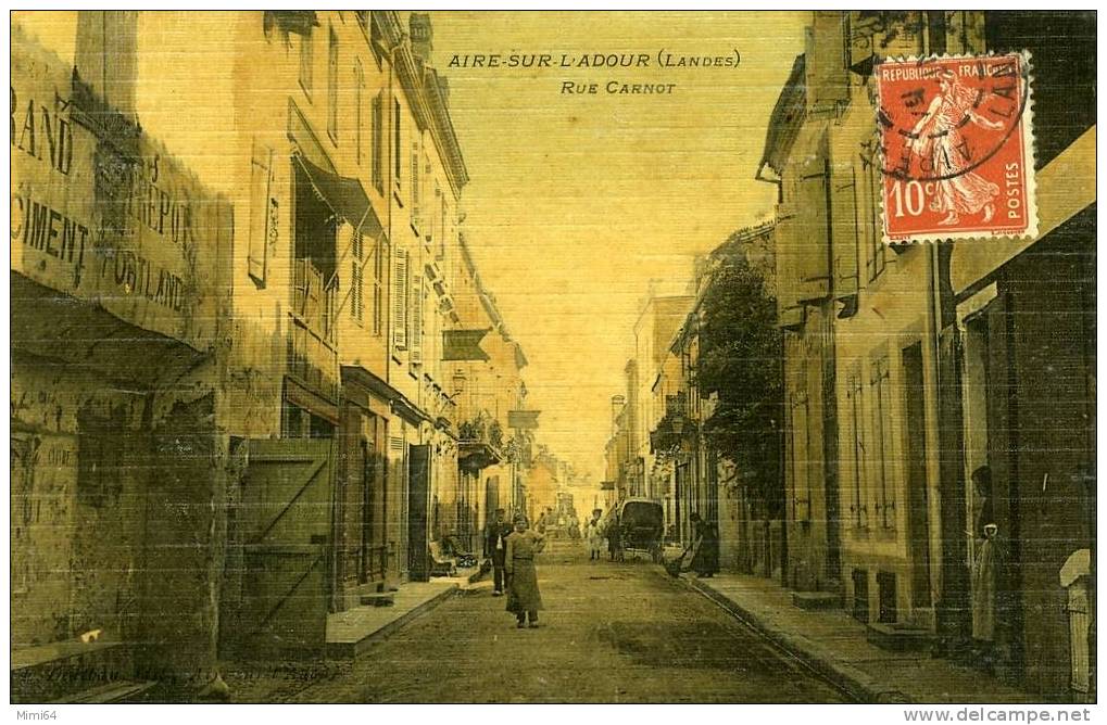 40 . AIRE-SUR-ADOUR . RUE CARNOT . - Aire