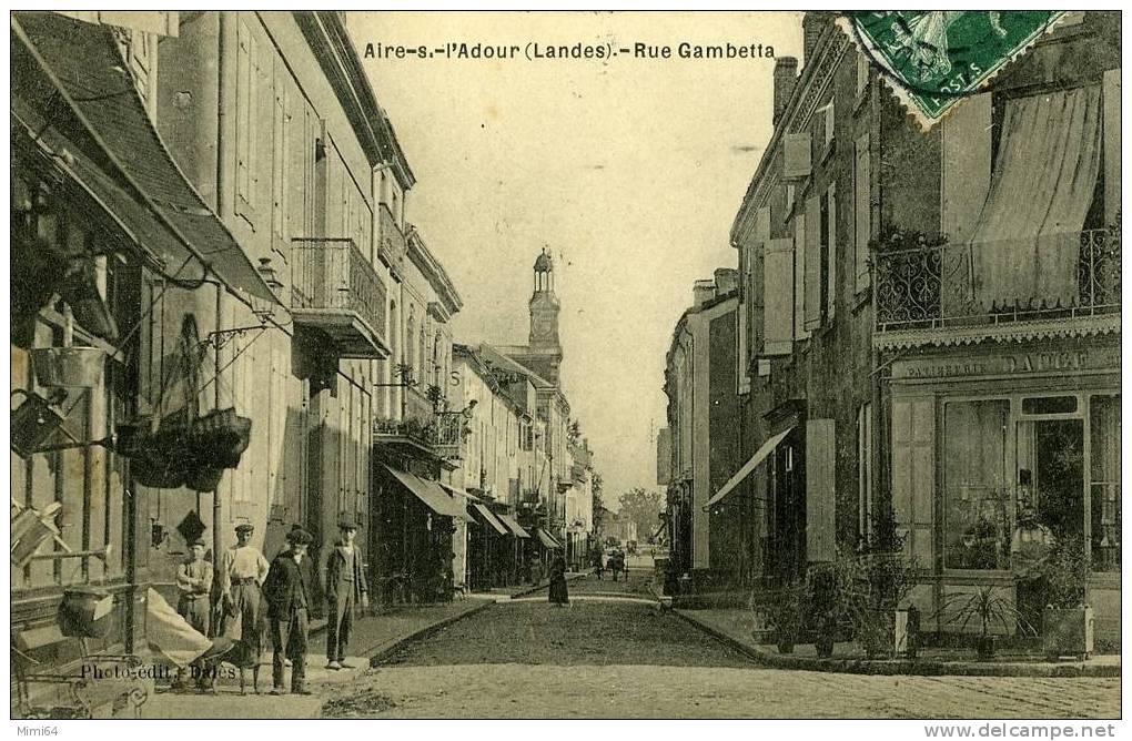 40 . AIRE-SUR-ADOUR . RUE GAMBETTA . COMMERCE PATISSERIE DAUGE - Aire